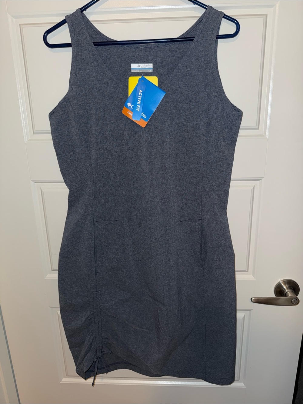 Columbia Charcoal Gray Sleeveless Active Mini Dress